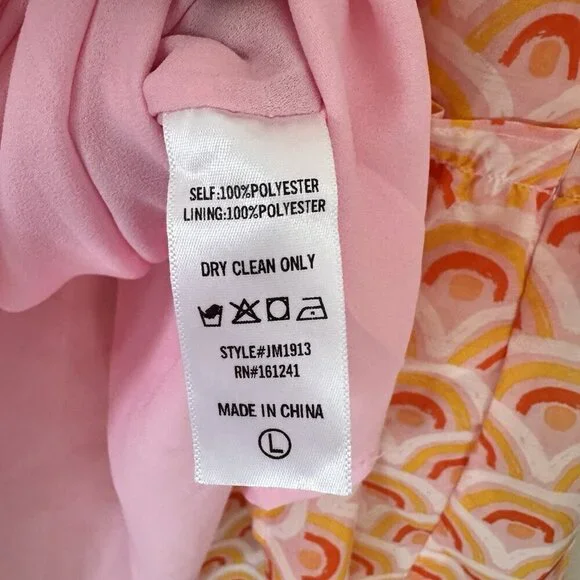 J Marie The Summer Tiered Dress size Large Retail $128 New Rainbow - Picture 12 of 13